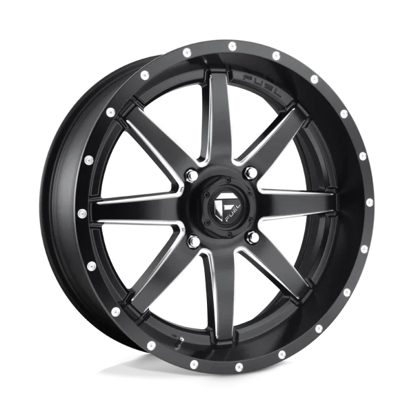 Fuel UTV – D538 MAVERICK – Black – 20″x7″ 13mm – Summer Wheels – D5382070A544
