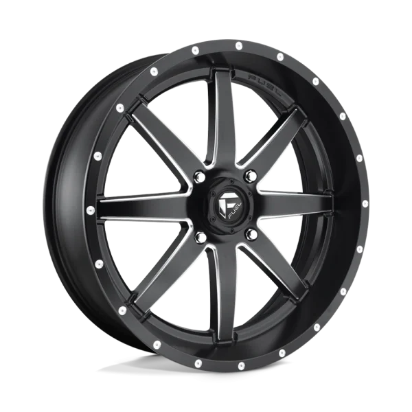 Fuel UTV – D538 MAVERICK – Black – 14″x7″ 38mm – Summer Wheels – D5381470A654