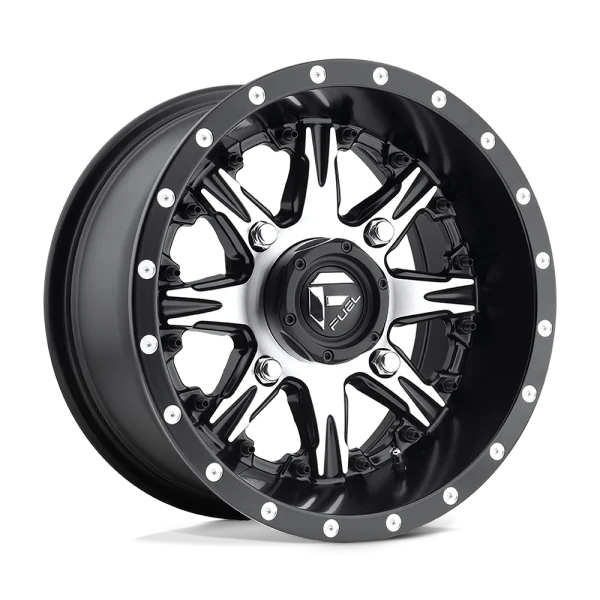 Fuel UTV – D541 NUTZ UTV – Black – 14″x7″ 13mm – Summer Wheels – D5411470A444
