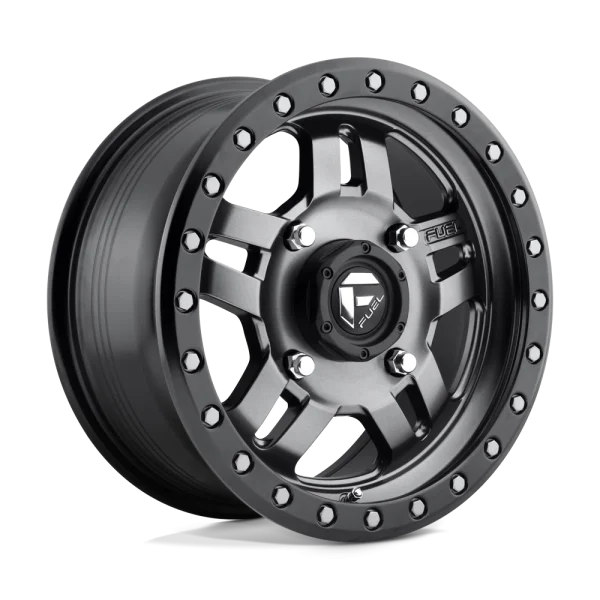 Fuel UTV – D558 ANZA – Gunmetal – 14″x7″ 13mm – All weather Wheels – D5581470A544