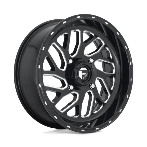 Fuel UTV – D581 TRITON – Black – 18″x7″ 13mm – Summer Wheels – D5811870A644