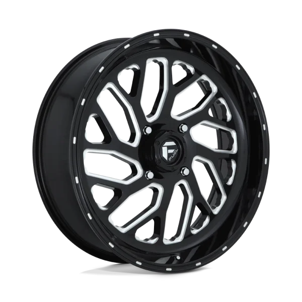Fuel UTV – D581 TRITON – Black – 22″x7″ 13mm – Summer Wheels – D5812270A544