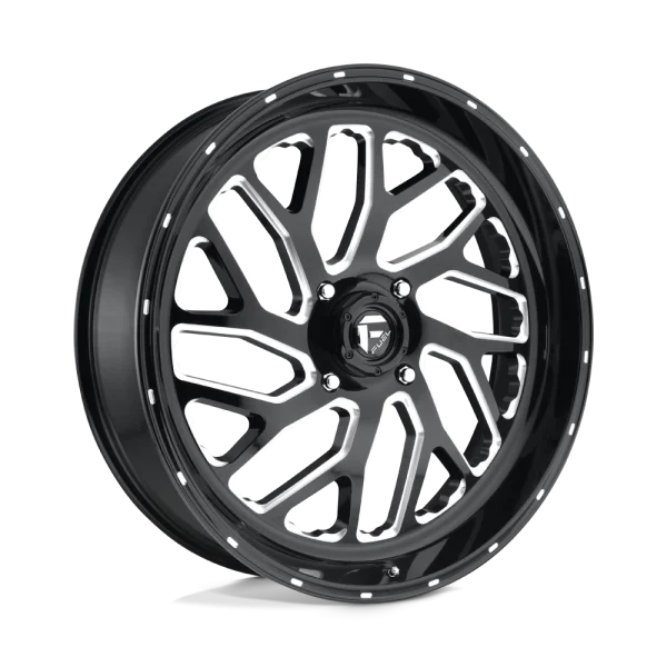 Fuel UTV – D581 TRITON – Black – 24″x7″ 13mm – Summer Wheels – D5812470A644
