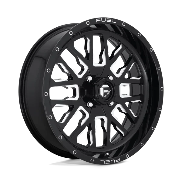Fuel UTV – D611 STROKE – Black – 20″x7″ 13mm – Summer Wheels – D6112070A544