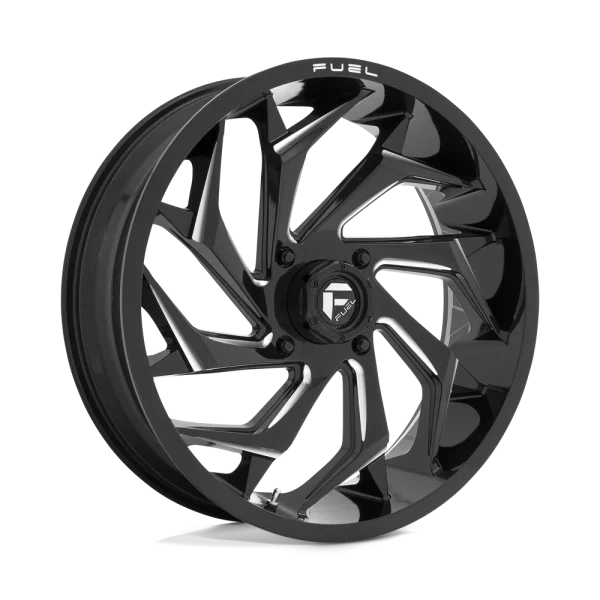 Fuel UTV – D753 REACTION – Black – 18″x7″ 13mm – Summer Wheels – D7531870A644