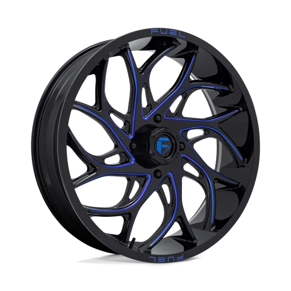 Fuel UTV – D778 RUNNER UTV – Black – 24″x7″ 13mm – Summer Wheels – D7782470A644