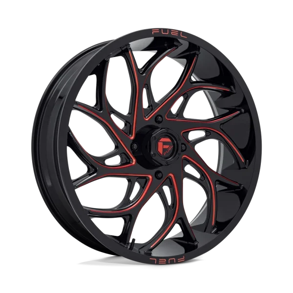 Fuel UTV – D779 RUNNER UTV – Black – 24″x7″ 13mm – Summer Wheels – D7792470A644