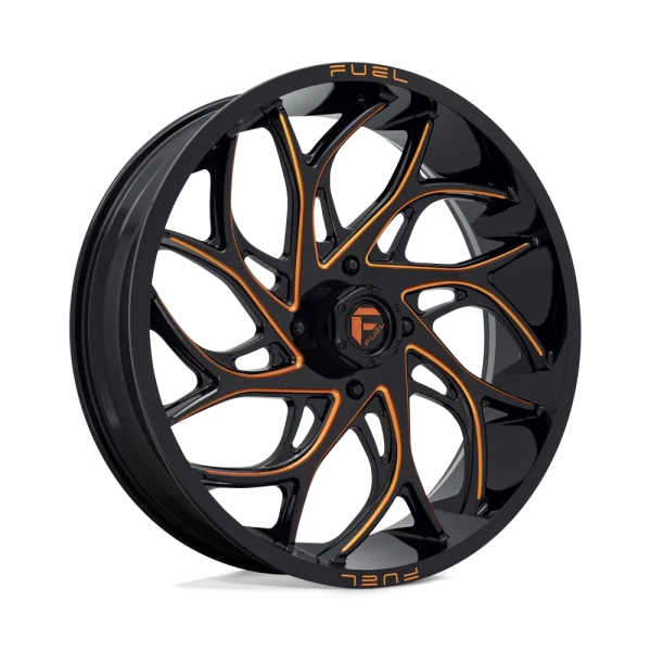 Fuel UTV – D780 RUNNER UTV – Black – 24″x7″ 13mm – Summer Wheels – D7802470A644