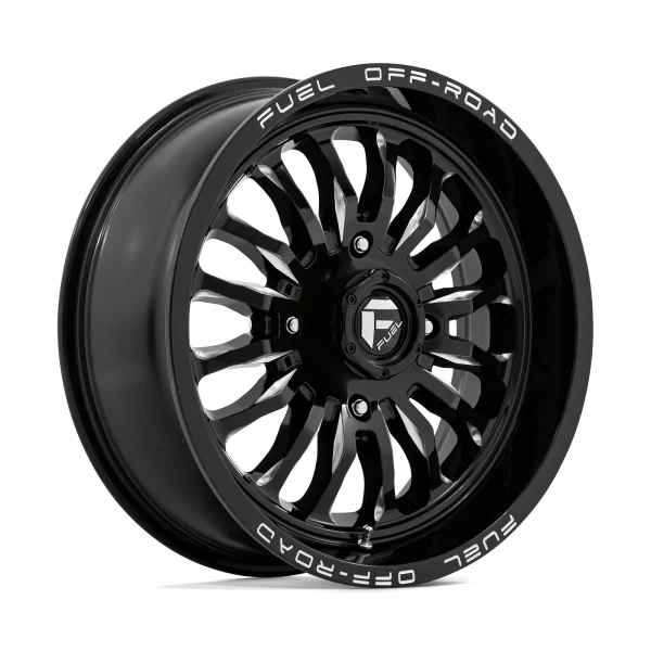Fuel UTV – D821 ARC UTV – Black – 18″x7″ 13mm – Summer Wheels – D8211870A644