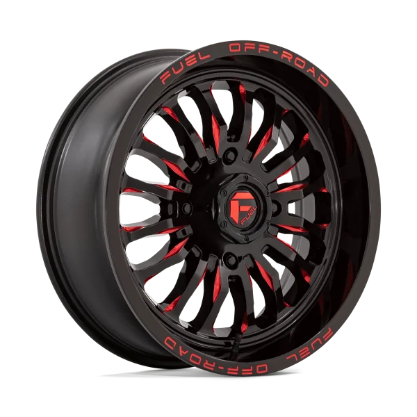 Fuel UTV – D822 ARC UTV – Black – 18″x7″ 13mm – Summer Wheels – D8221870A644