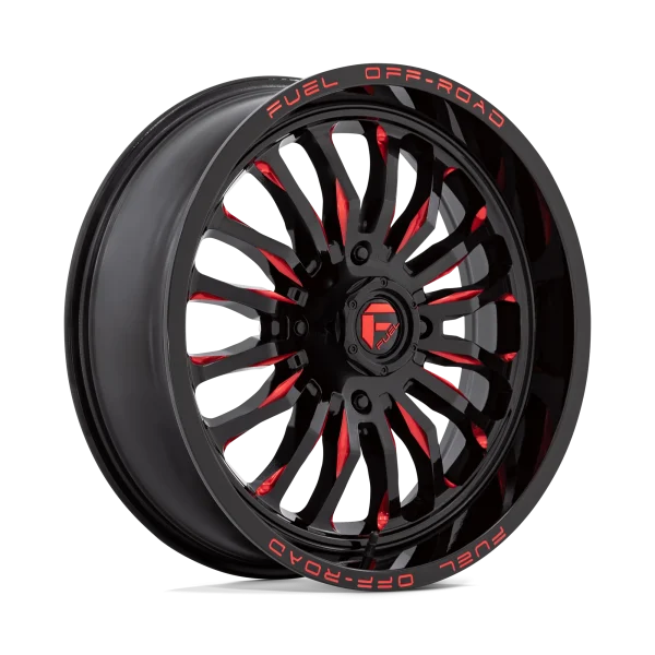 Fuel UTV – D822 ARC UTV – Black – 20″x7″ 13mm – Summer Wheels – D8222070A644