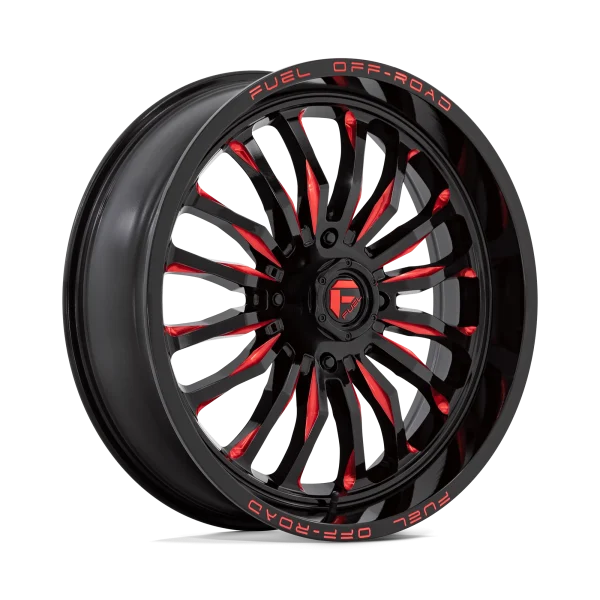 Fuel UTV – D822 ARC UTV – Black – 22″x7″ 13mm – Summer Wheels – D8222270A644