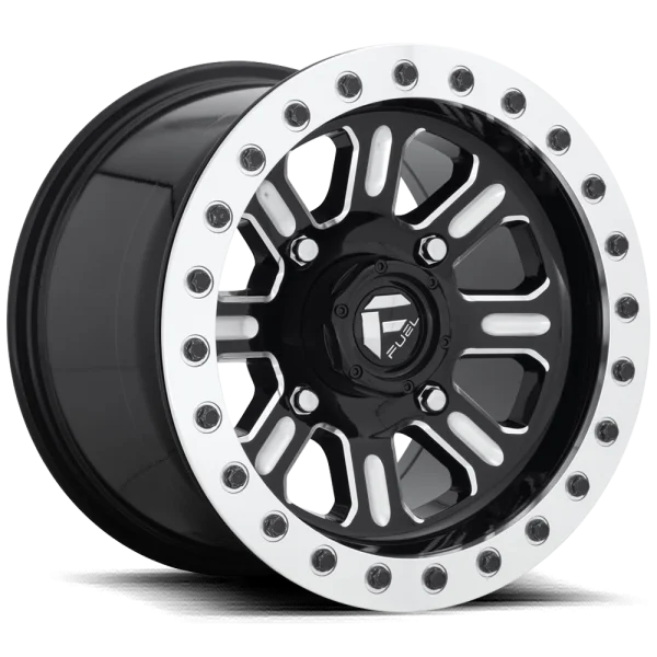 Fuel UTV – D910 HARDLINE BEADLOCK – Black – 15″x10″ 25mm – Summer Wheels – D9101500A564
