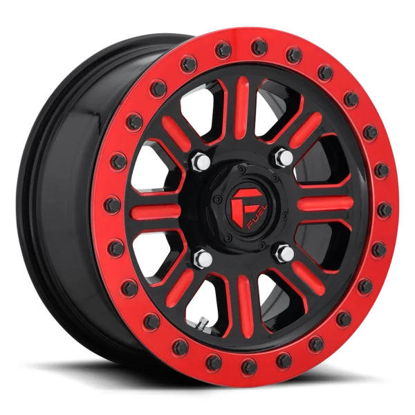 Fuel UTV – D911 HARDLINE BEADLOCK – Black – 15″x10″ 25mm – Summer Wheels – D9111500A564