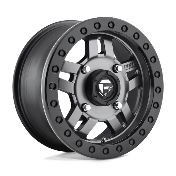 Fuel UTV – D918 ANZA BEADLOCK – Gunmetal – 15″x7″ 38mm – All weather Wheels – D9181570A654