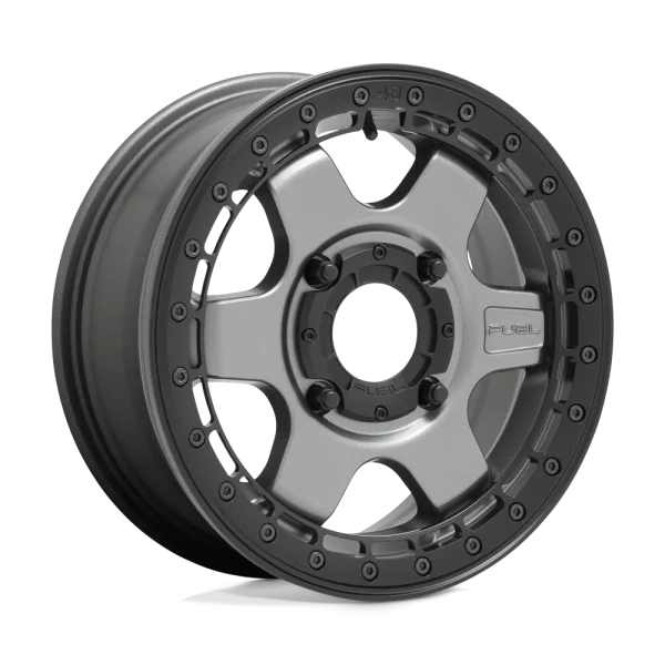 Fuel UTV – D923 BLOCK BEADLOCK – Gunmetal – 15″x6″ 38mm – All weather Wheels – D9231560A650
