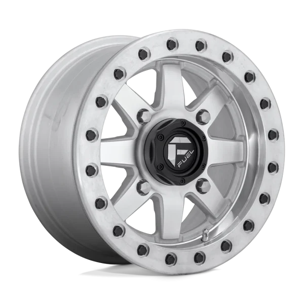 Fuel UTV – D937 MAVERICK BEADLOCK – Silver – 14″x7″ 38mm – Summer Wheels – D9371470A554
