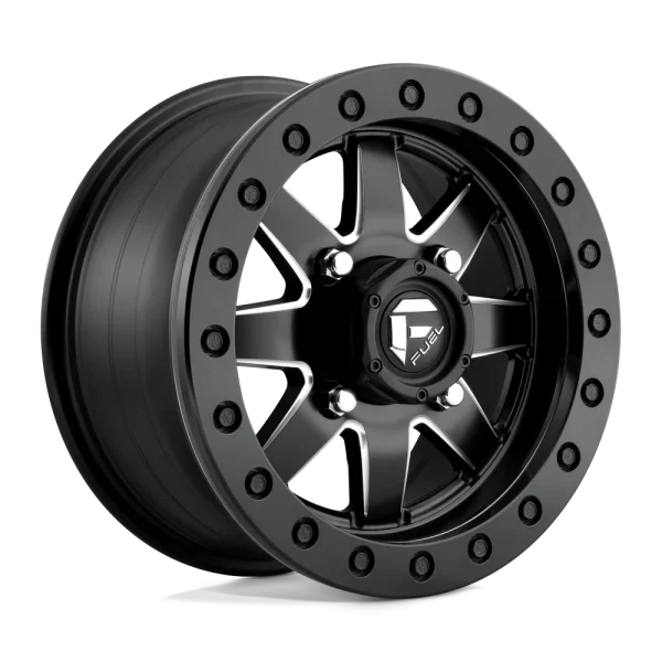 Fuel UTV – D938 MAVERICK BEADLOCK – Black – 14″x7″ 38mm – Summer Wheels – D9381470A554