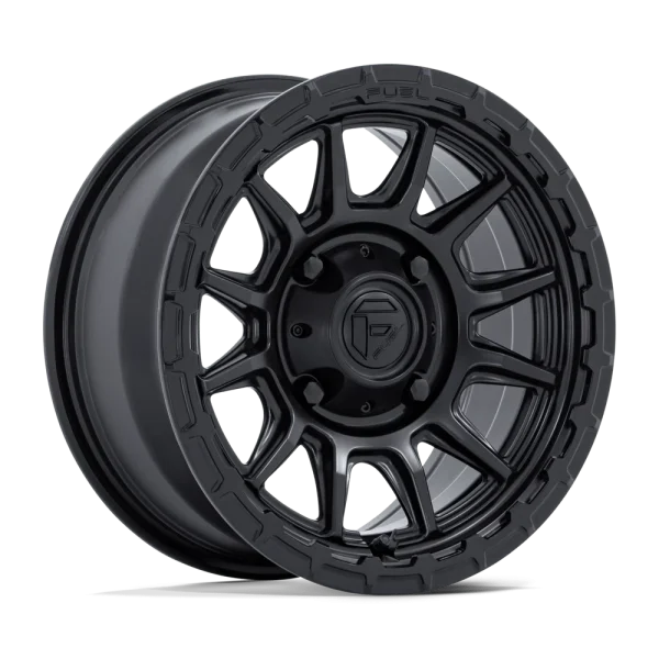 Fuel – PISTON – Black – 15″x7″ 10mm – All weather Wheels – FV866MB15704410