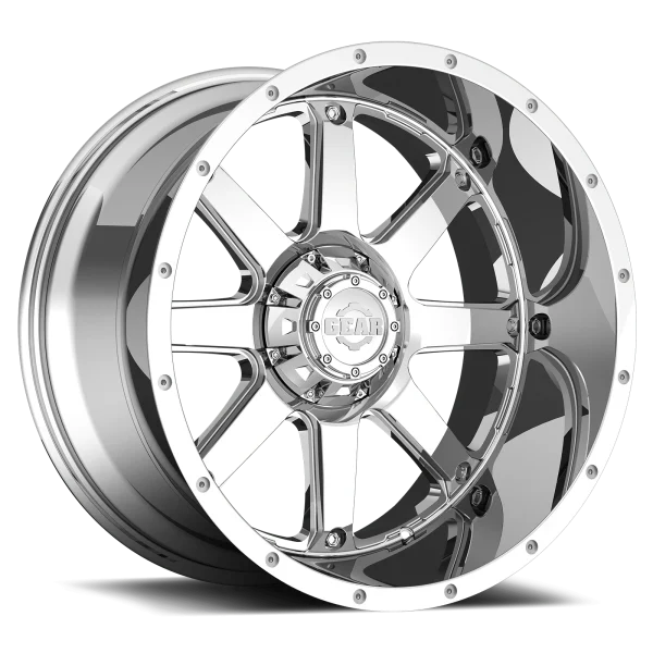 Gear Off Road – Big Block – Polished – 18″x9″ 18mm – Summer Wheels – 726C-8906818