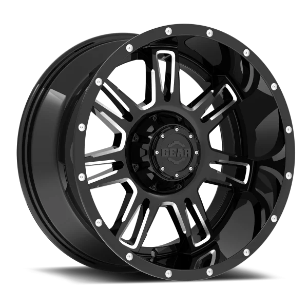 Gear Off Road – Challenger – Black – 18″x9″ -12mm – Summer Wheels – 737BM-8900912