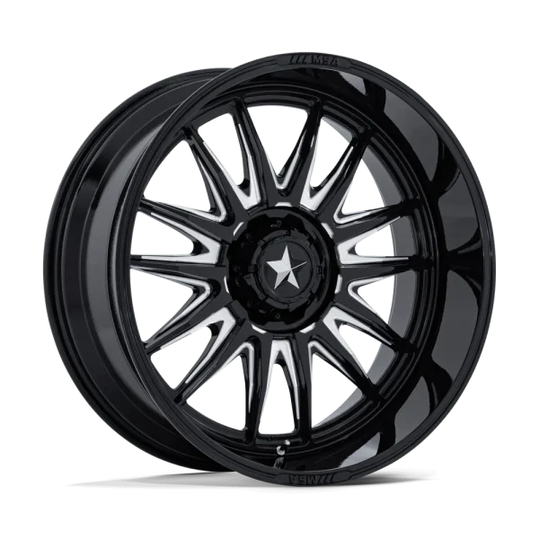 MSA Offroad Wheels – COMMANDER – Black – 24″x10″ -25mm – Summer Wheels – MA055BE24104A25N
