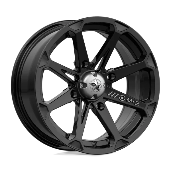 MSA Offroad Wheels – M12 DIESEL – Black – 15″x7″ 10mm – All weather Wheels – M12-05756