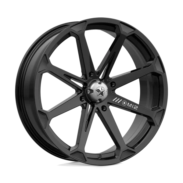 MSA Offroad Wheels – M12 DIESEL – Black – 20″x7″ 10mm – All weather Wheels – M12-00737