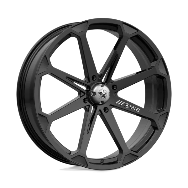 MSA Offroad Wheels – M12 DIESEL – Black – 22″x7″ 10mm – All weather Wheels – M12-02737