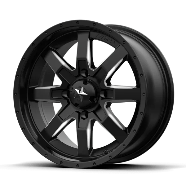 MSA Offroad Wheels – M25 ROCKER – Black – 14″x7″ 10mm – Summer Wheels – M25-04710MILLED
