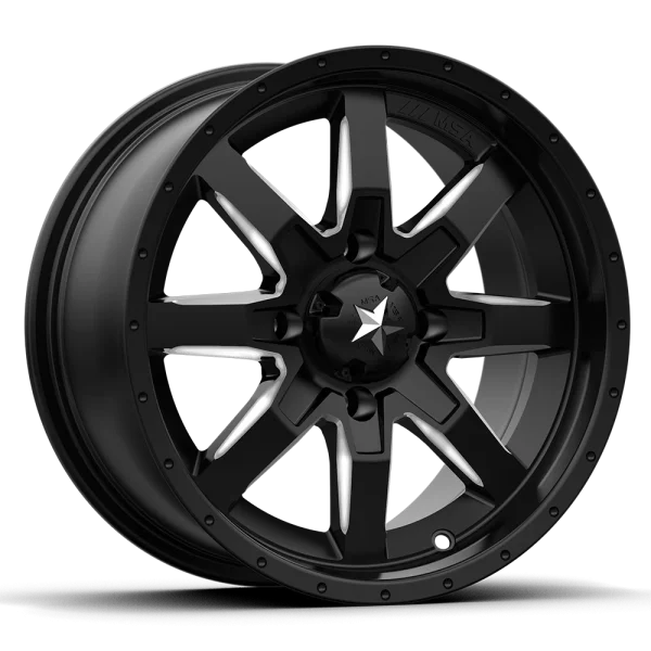 MSA Offroad Wheels – M25 ROCKER – Black – 14″x7″ 10mm – Summer Wheels – M25-04710M
