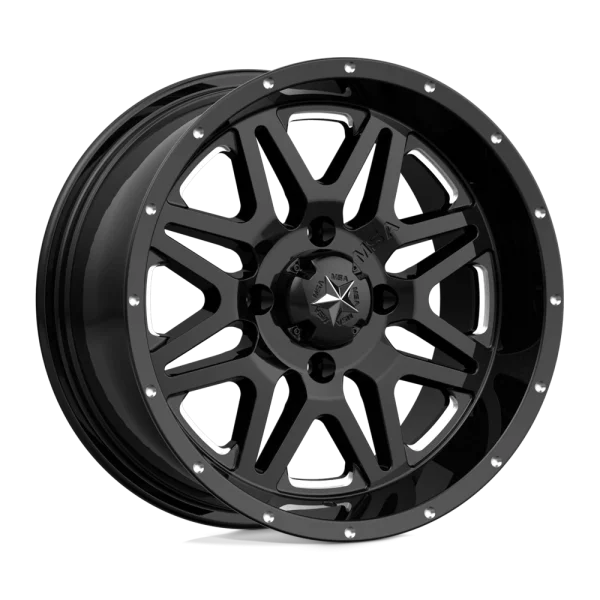 MSA Offroad Wheels – M26 VIBE – Black – 14″x7″ 0mm – Summer Wheels – M26-04737M