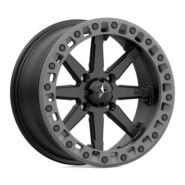 MSA Offroad Wheels – M31 LOK2 BEADLOCK – Black – 14″x10″ 0mm – All weather Wheels – M31-04010