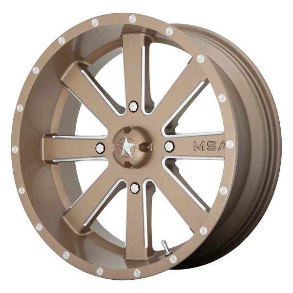 MSA Offroad Wheels – M34 FLASH – Bronze – 22″x7″ 0mm – Summer Wheels – M34-022756B