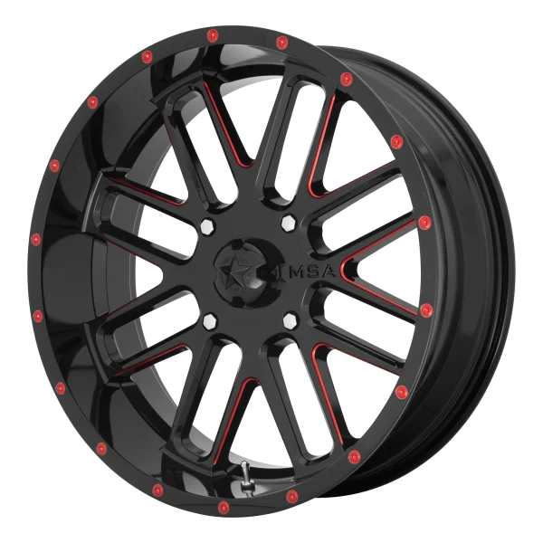 MSA Offroad Wheels – M35 BANDIT – Black – 18″x7″ 0mm – Summer Wheels – M35-018756R
