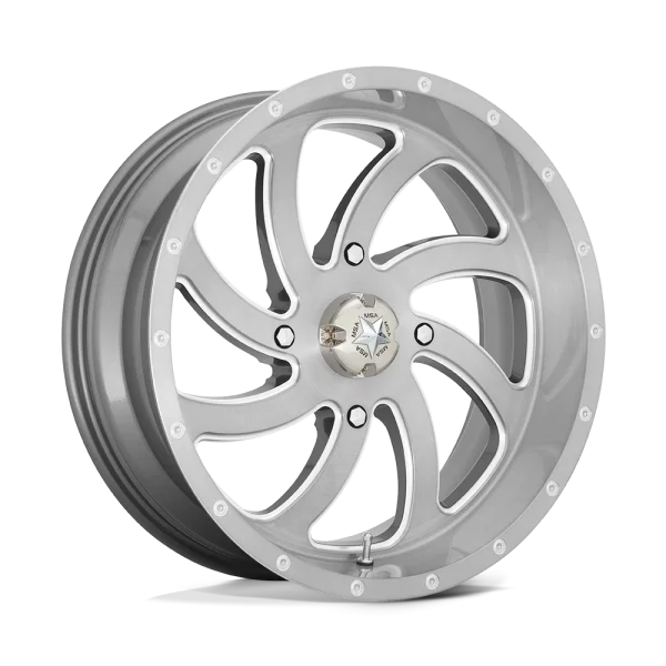 MSA Offroad Wheels – M36 SWITCH – Silver – 18″x7″ 0mm – Summer Wheels – M36-018737TI