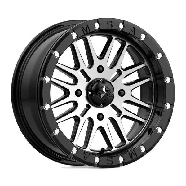 MSA Offroad Wheels – M37 BRUTE BEADLOCK – Black – 16″x7″ 10mm – Summer Wheels – M37-06737