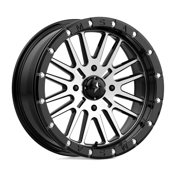 MSA Offroad Wheels – M37 BRUTE BEADLOCK – Black – 18″x7″ 10mm – Summer Wheels – M37-018756