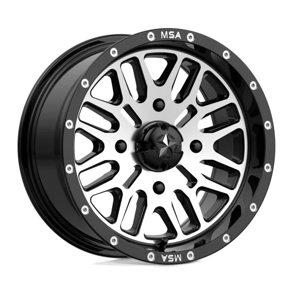 MSA Offroad Wheels – M38 BRUTE – Black – 14″x7″ 10mm – Summer Wheels – M38-04737