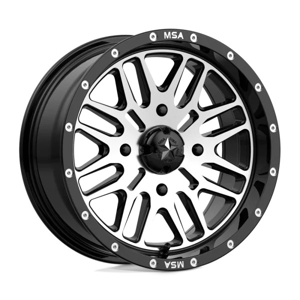 MSA Offroad Wheels – M38 BRUTE – Black – 15″x7″ 10mm – Summer Wheels – M38-05737