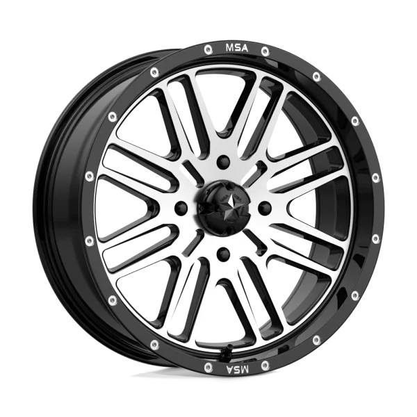 MSA Offroad Wheels – M38 BRUTE – Black – 18″x7″ 10mm – Summer Wheels – M38-018737