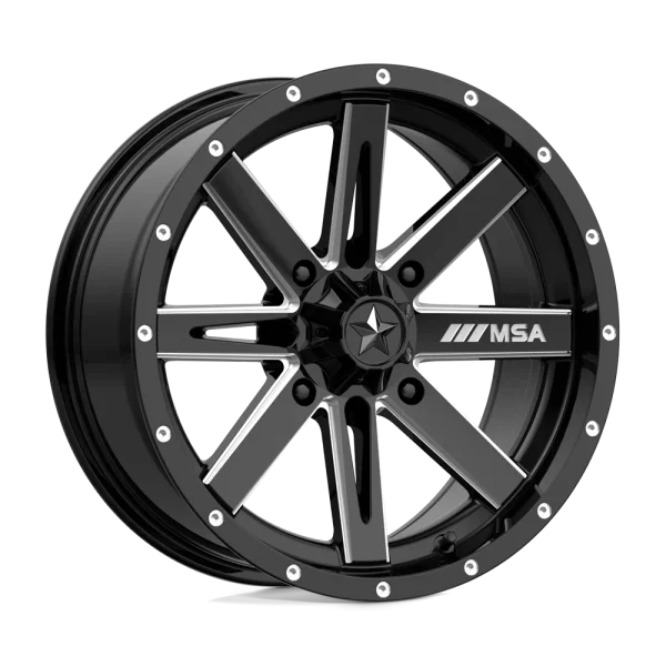MSA Offroad Wheels – M41 BOXER – Black – 16″x7″ 10mm – Summer Wheels – M41-06737