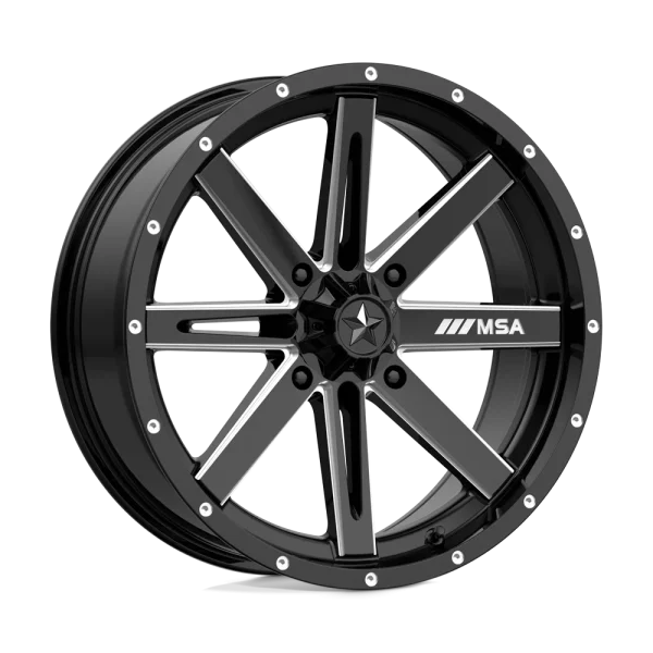 MSA Offroad Wheels – M41 BOXER – Black – 18″x7″ 10mm – Summer Wheels – M41-018737