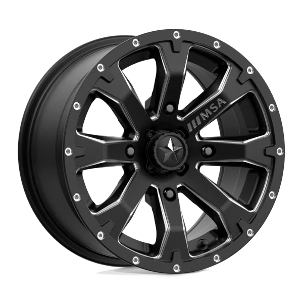 MSA Offroad Wheels – M42 BOUNTY – Black – 14″x7″ 10mm – Summer Wheels – M42-04710