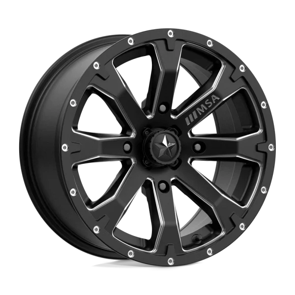 MSA Offroad Wheels – M42 BOUNTY – Black – 15″x7″ 10mm – Summer Wheels – M42-05737