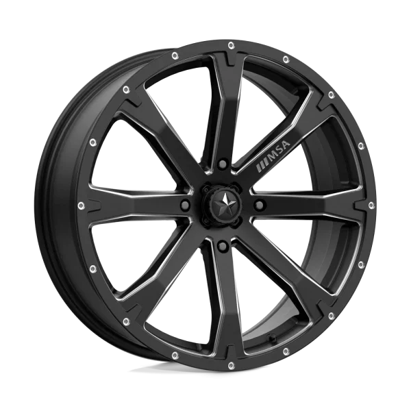 MSA Offroad Wheels – M42 BOUNTY – Black – 20″x7″ 10mm – Summer Wheels – M42-020756