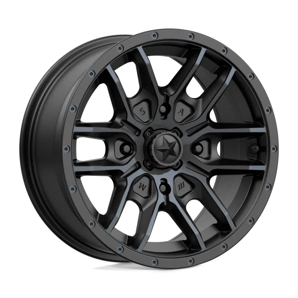 MSA Offroad Wheels – M43 FANG – Black – 15″x7″ 10mm – All weather Wheels – M43-05710