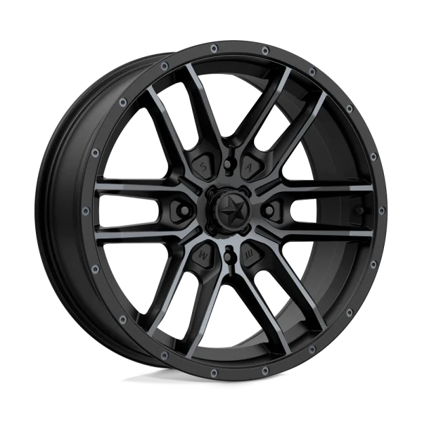 MSA Offroad Wheels – M43 FANG – Black – 18″x7″ 10mm – All weather Wheels – M43-08756