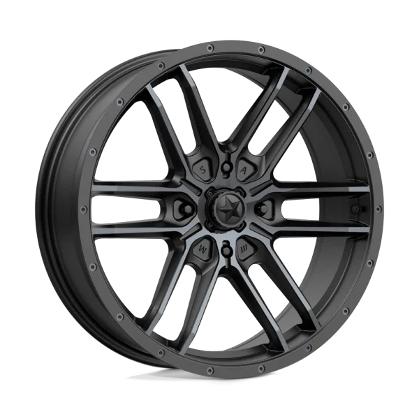 MSA Offroad Wheels – M43 FANG – Black – 20″x7″ 10mm – All weather Wheels – M43-020737