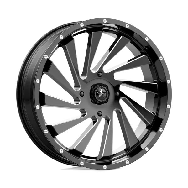 MSA Offroad Wheels – M46 BLADE – Black – 18″x7″ 0mm – Summer Wheels – M46-018737M